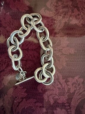 Rare Silpada 925 Sterling Silver Link Bracelet